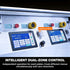 Independent smart temperature controllers on the commercial double sided griddle ensuring zero kitchen downtime.