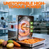 X-ray view highlighting the heavy-duty 96W pure copper motor of the electric crinkle cut french fry maker ensuring zero stalling.