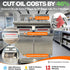 Detailed breakdown of the TS-EF226 electric floor fryer's core features, including the auto filtration system, digital menu settings, and liftable rapid recovery heating elements.
