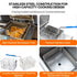 High-efficiency 13.5kW heating elements of the TS-EP600 commercial electric pressure fryer.