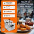 The 16L commercial pressure fryer in a restaurant setting, demonstrating its ability to reduce oil consumption, save energy, and deliver crispy fried chicken.