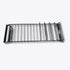 Stainless steel wavy bagging rack organizer for the FWC6 fry station, designed to hold fry cartons upright for fast food service.