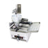 Clean front view of the Tenshine T-102SRQ commercial donut machine, designed to save valuable prep table space with its compact 37.4 by 25.6-inch footprint.