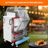 High-capacity rotisserie chicken machine commercial model with open doors, displaying its 24-bird batch capacity for fast-food franchises.