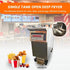 Commercial electric deep fryer cooking perfectly crispy fried chicken and french fries for fast food chains.