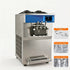 High yield commercial soft serve machine TFS-236T Max Edition with patented air pump for maximum overrun. Máquina de helado con bomba de aire.