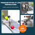 Automated safety release valves and heavy-duty lid of the industrial pressure fryer.