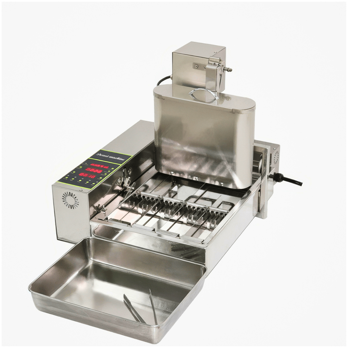 LBD - 4 Commercial 4 - Row Automatic Mini Donut Maker with Intelligent Digital Control 1,800/hrAuto Doughnut Maker