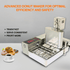 High efficiency automatic mini donut maker machine for profitable coffee shops and events