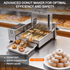 LBD - 4 Commercial 4 - Row Automatic Mini Donut Maker with Intelligent Digital Control 1,800/hrAuto Doughnut Maker