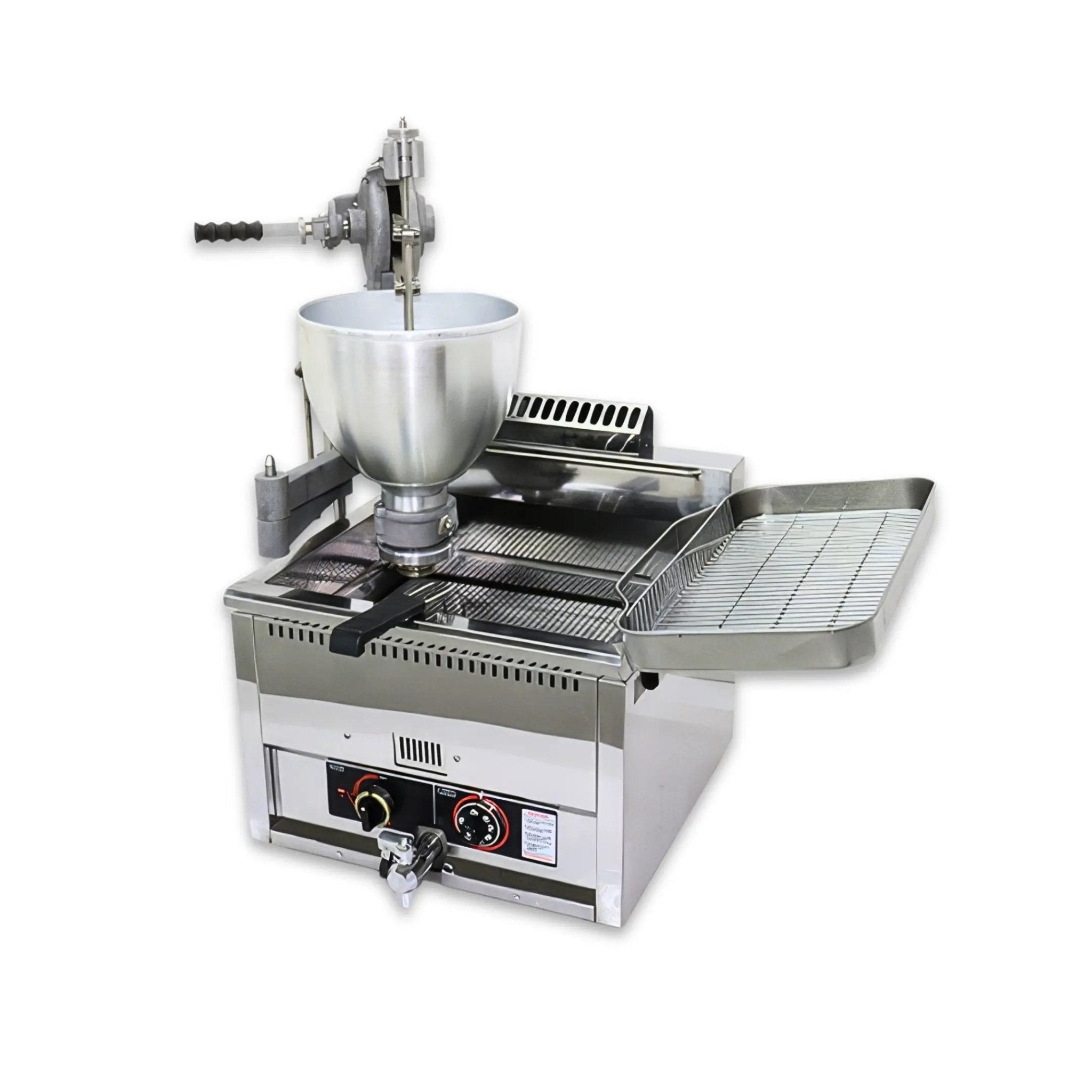 Manual Gas Donut Fryer with 3 Molds & Adjustable Thickness – Donut Maker T - 102RQAuto Doughnut Maker