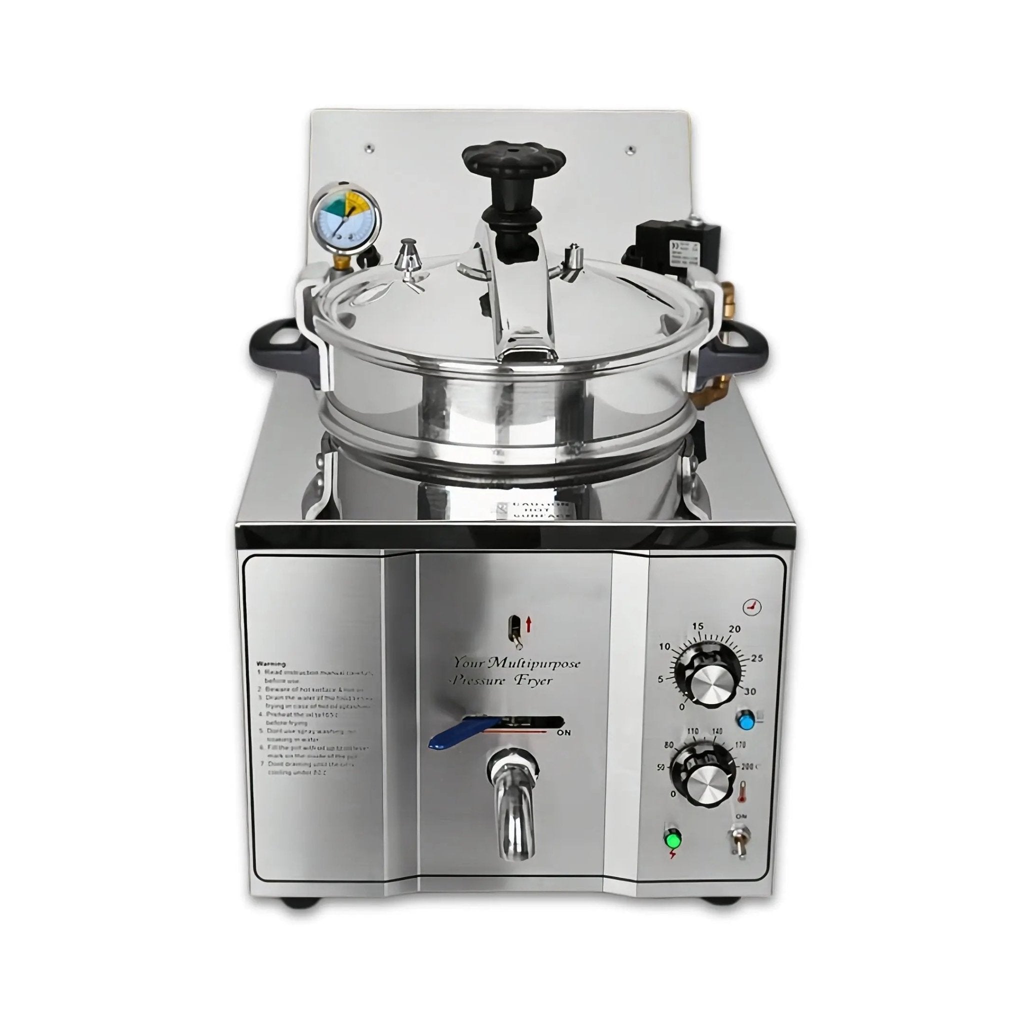 MDXZ16 Countertop Mechanical Electric Pressure Fryer 3KW 31lb/16LPressure Fryer