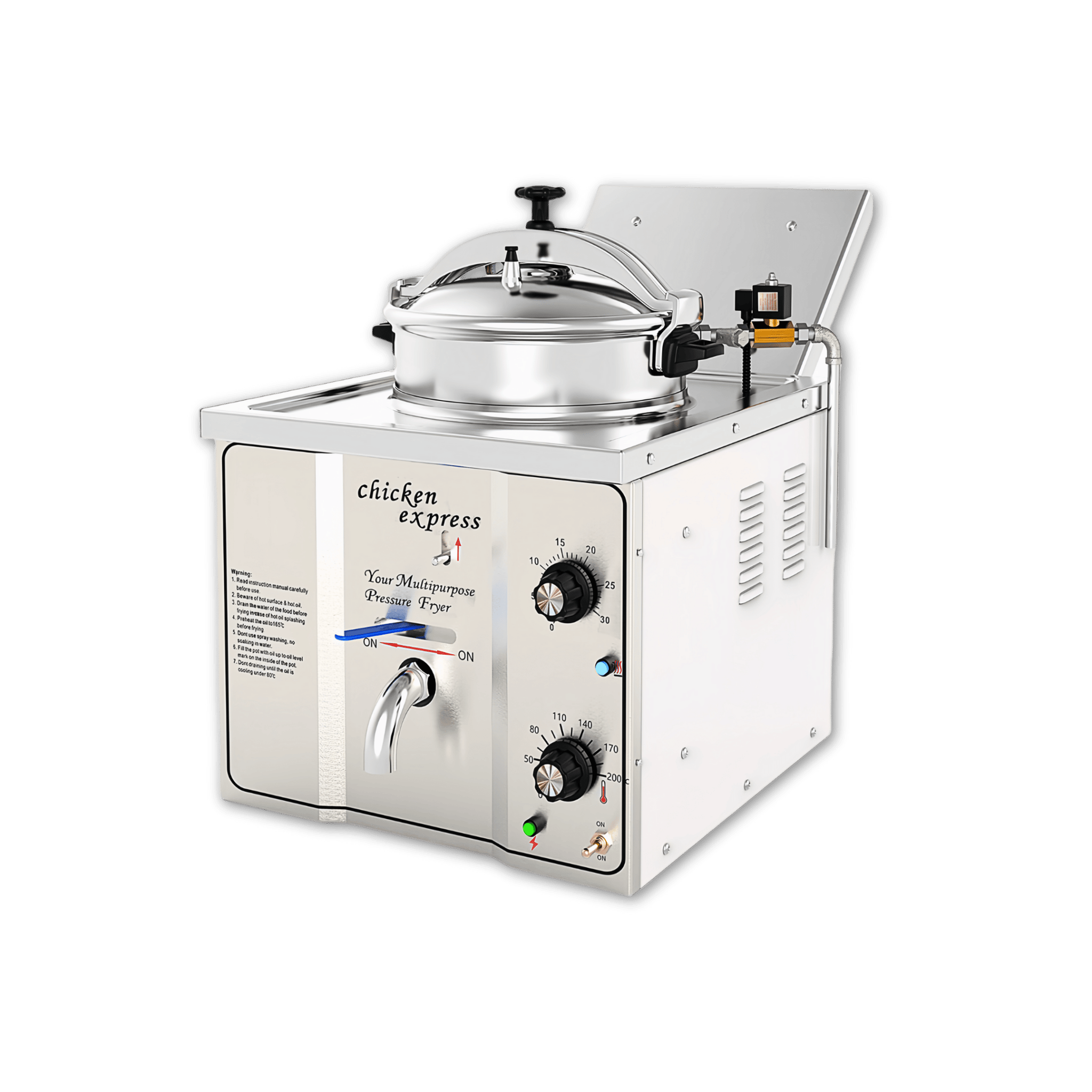 MDXZ16 Countertop Mechanical Electric Pressure Fryer 3KW 31lb/16LPressure Fryer