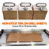 Premium non-stick Teflon grill sheets custom fit for commercial contact grills and flat top griddles.