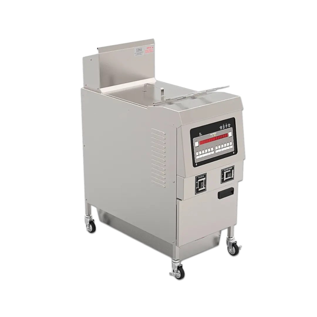 OFE-321 commercial open fryer front view stainless steel