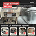 Automatic built-in oil filtration system on OFG-321 gas fryer