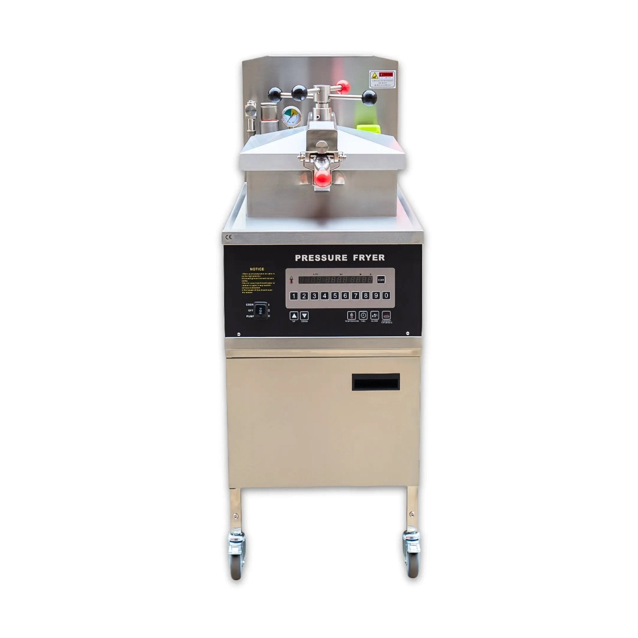PFE600 Commercial Electric Pressure Fryer 13.5KW 53lb/24L with Oil Filtration SystemPressure Fryer