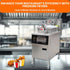 PFG600 Commercial Gas Pressure Fryer 88000BTU 55lb/25L with Oil Filtration SystemPressure Fryer