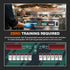 Programmable commercial fryer with 12-menu smart control and shake-basket reminders.