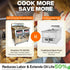 Comparison of the Tenshine TS-GF322 propane deep fryer commercial model against traditional open fryers, highlighting zero flavor transfer.