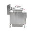Side profile of the highly mobile gas pressure fryer, perfectly designed and widely using in outdoors and indoors.