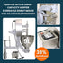 Structural workflow of the semi-automatic donut fryer machine, demonstrating the seamless batter dropping mechanism and efficient BOH oil management system.