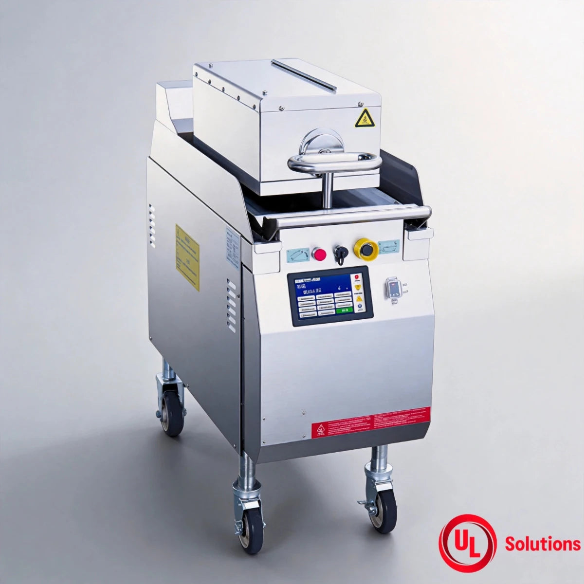 Compact single zone commercial clamshell grill TS-CG1, 208V electric burger grill machine perfect for food trucks and cafes.