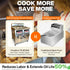 Comparison of a split-vat commercial electric deep fryer ensuring zero flavor transfer versus a traditional open fryer.