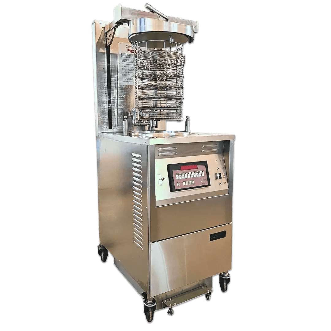 TENSHINE Commercial Auto - Lift Pressure Fryer Pressure Deep Fryer with Automatic Oil Filtration PFE - H1800Commercial Auto - Lift Pressure Deep Fryer