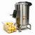 Tenshine TFS-PP18 heavy-duty commercial potato peeler machine processing a 40 lb batch into a Lexan bin.