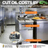 Cut oil costs by 47% with the TF-EFH126 automatic commercial fryer. Highlights include auto-lift technology and an integrated pro-filtration system to extend oil life