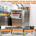 Infographic detailing the key value propositions of the TS-EF126 commercial electric fryer: Slash oil costs by 50%+ and achieve labor savings with smart operation.