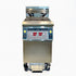 Front view of the Tenshine TS-EF213 commercial electric deep fryer, showcasing dual 11.6L vats and an intelligent 6-program digital control panel.