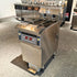 TS-EF213 double vat electric fryers placed side-by-side, demonstrating a modular high-volume frying station for fast-food franchises.