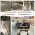 Internal components of the TS-EF213 freestanding deep fryer, illustrating the heavy-duty oil pump, dual vat layout, and high-efficiency heating elements.