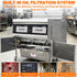 Learn how to clean deep fryers commercial style efficiently with the TS-EF302's built-in boil-out clean mode and heavy-duty quick-drain valve system.