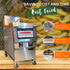 Infographic highlighting the three core value propositions of the TS-EF321 electric commercial deep fryer.
