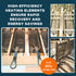 High-efficiency tubular heating elements inside the TS-EF413 large electric deep fryer commercial, engineered for rapid heat recovery and energy savings.