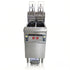 The TS-EFH213 programmable commercial deep fryer with the precision auto-lift brackets in the raised position for safe, hands-free operation.