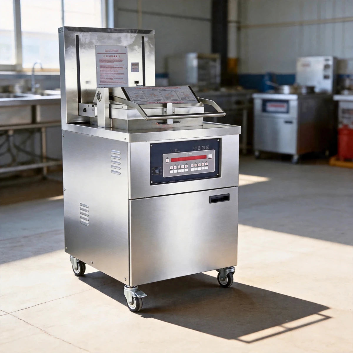 Tenshine TS-EP-5910 commercial chicken pressure fryer with 8-head capacity