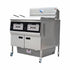 Front view of the TS-GF302 heavy-duty propane commercial deep fryer featuring a 110V-120V electric control setup designed for high-volume North American food trucks and restaurants.