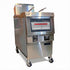 Front view of the TS-GF321 commercial gas deep fryer showcasing its sturdy 304 stainless steel construction.