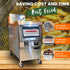 Infographic detailing the key advantages of the TS-GF321 restaurant deep fryer for high-volume fast food kitchens.