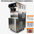 Pro Edition of the two flavor soft serve ice cream machine upgraded with solid stainless steel beaters, smart hopper agitators, and one-key defrost technology.